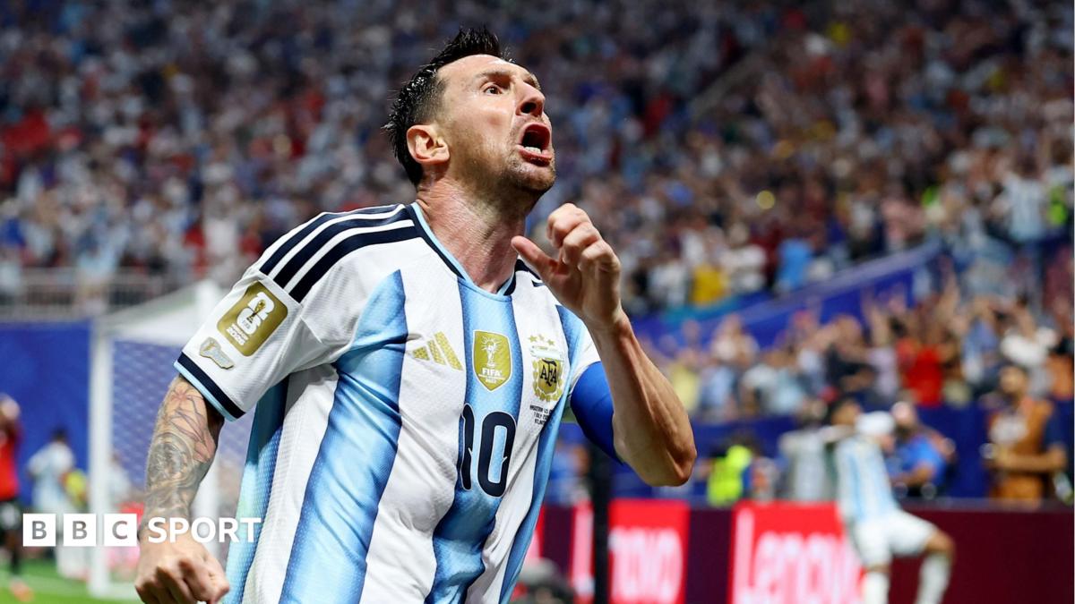 World Cup 2026: Lionel Messi's tears of relief after Argentina comeback