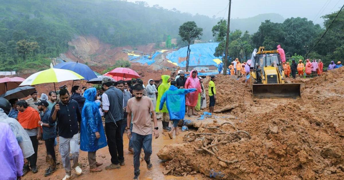 Rescuers search for 5 missing people after a deadly landslide in India's Kerala state