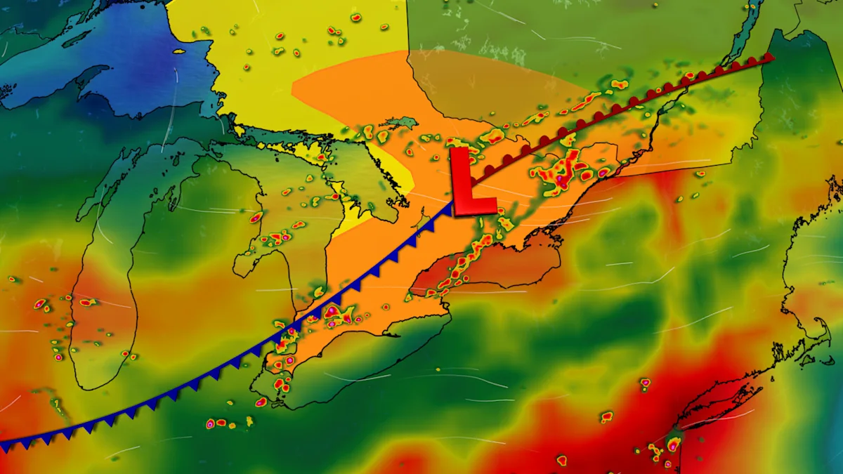 Muggy air fuels severe thunderstorm threat in Ontario Thursday