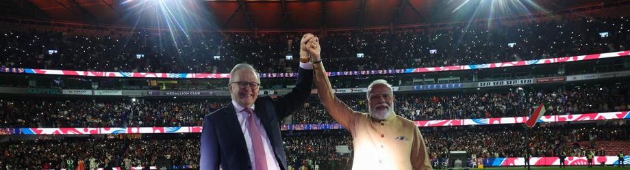 PM Modi Hails Indian Diaspora at Melbourne Community Event