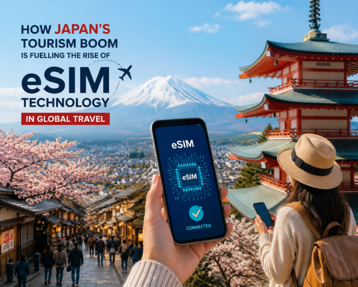 How Japan’s Tourism Boom Is Fuelling the Rise of eSIM Technology in Global Travel