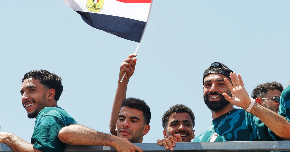 Egyptian soccer team gets hero’s welcome after World Cup exit