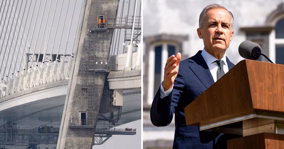 ‘Good deal for Canada:’ PM Carney insists not a lot of profits to split with U.S. on Gordie Howe Bridge