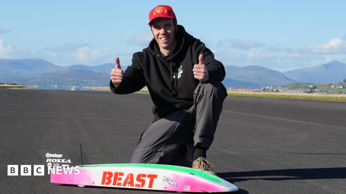 Man breaks own remote control car world record