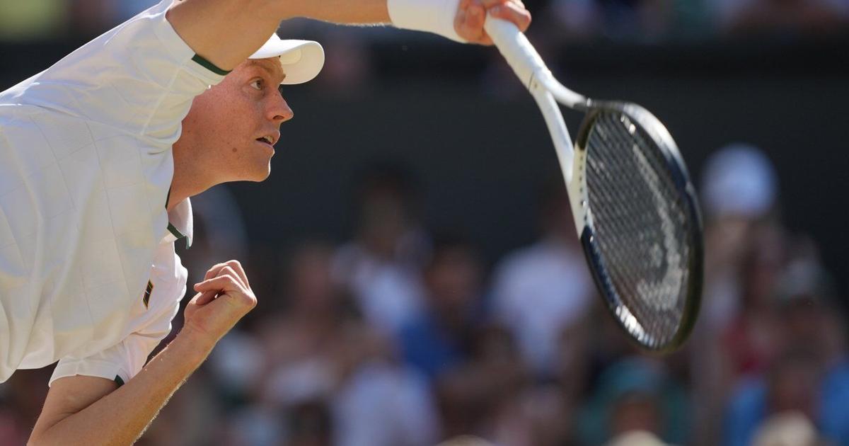Italy's Jannik Sinner wins his second Wimbledon title, in photos