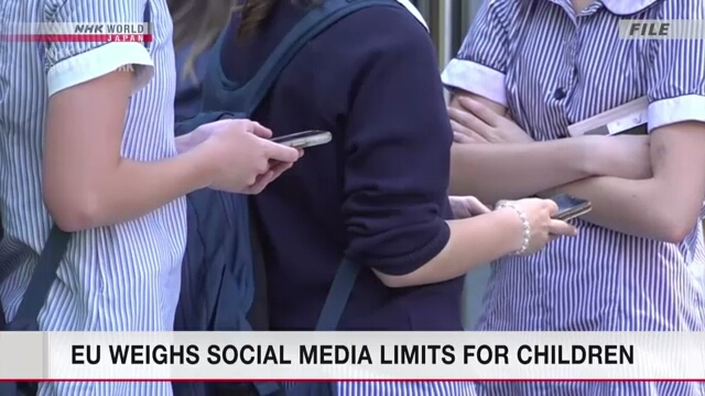 EU weighs social media limits for children