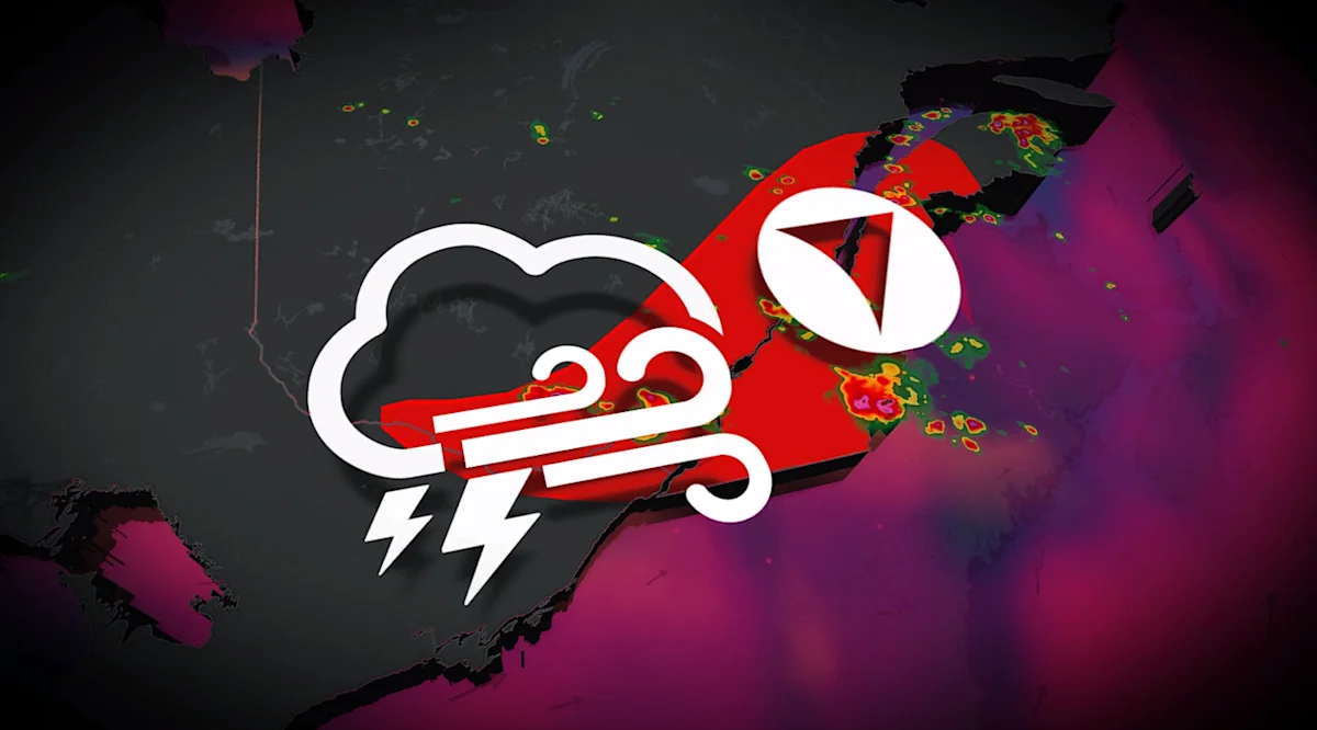 Tornadic storm threat shifts to Ottawa, southern Quebec Tuesday