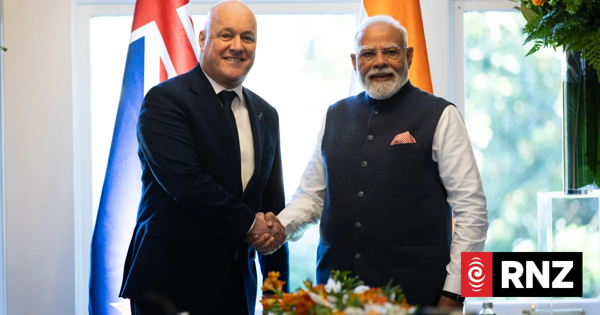 Luxon and Modi agree on partnership with trade and maritime security ambitions