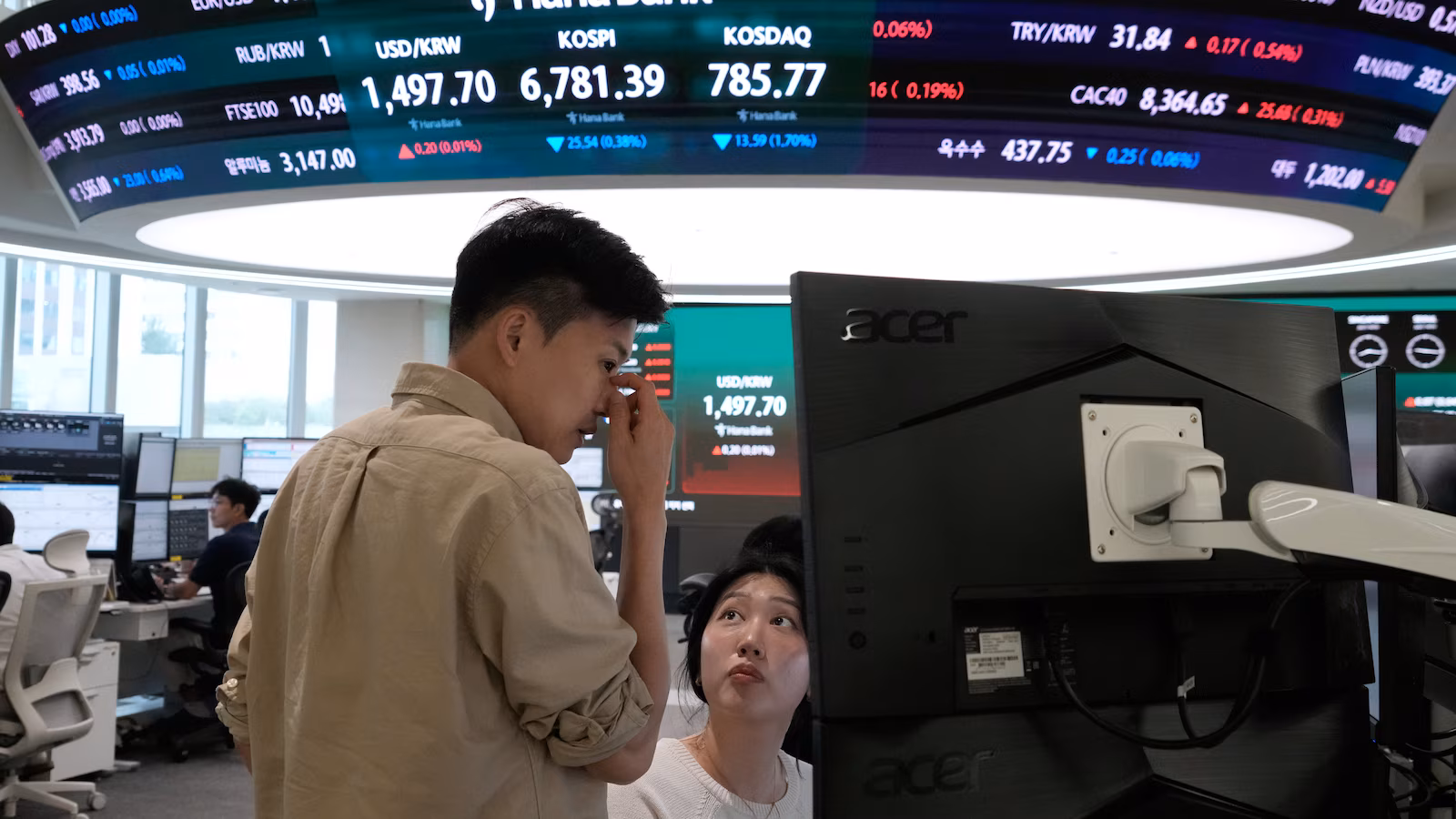 Oil prices jump as fighting flares in the Middle East, while AI-led retreat pulls Asian stocks lower