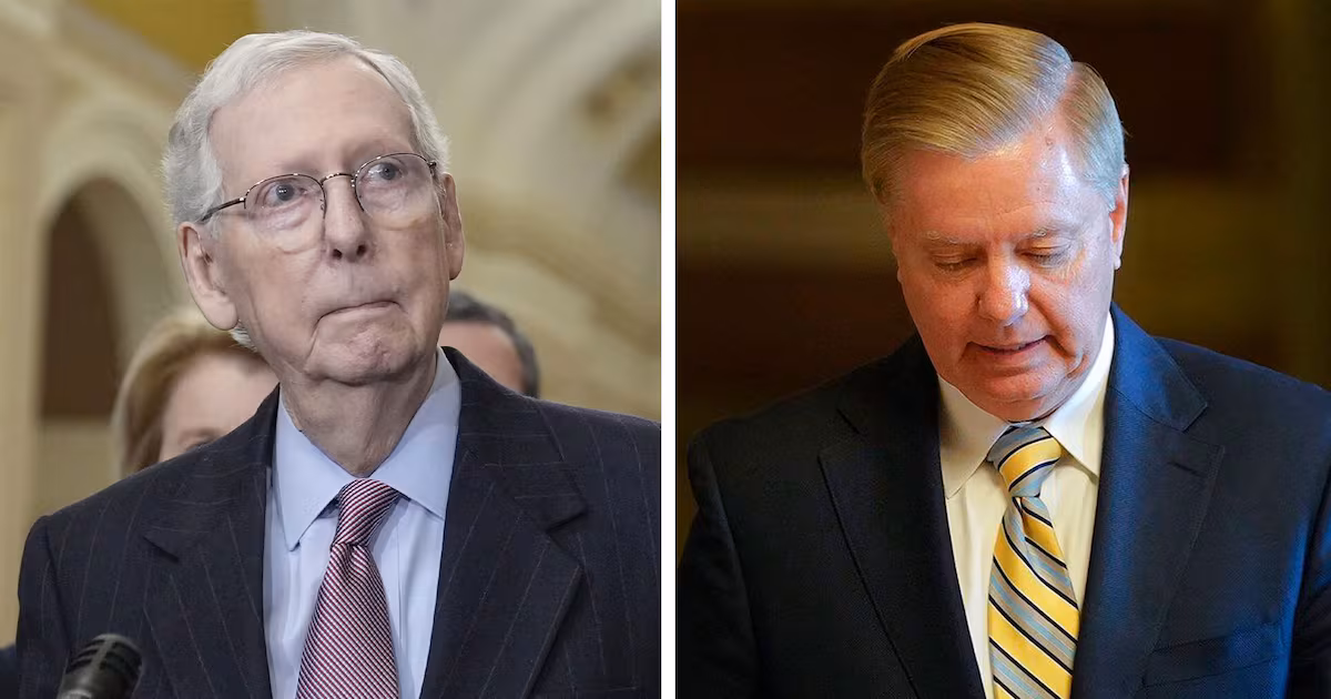 Prominent figures on the right leap to conspiracy theories about McConnell, Graham