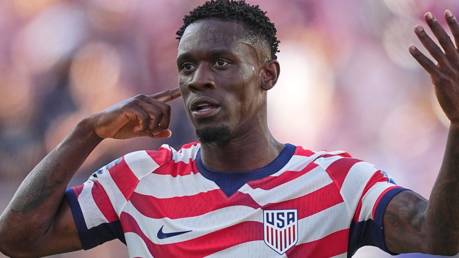 President Donald Trump's FIFA intervention over World Cup suspension was bound to 'cause a lot of controversy', says USA striker Folarin Balogun