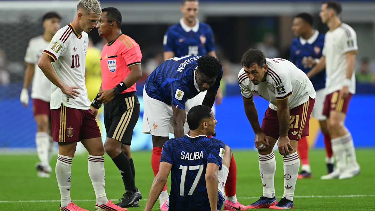 William Saliba injury news: France, Arsenal defender subbed off in World Cup semifinal