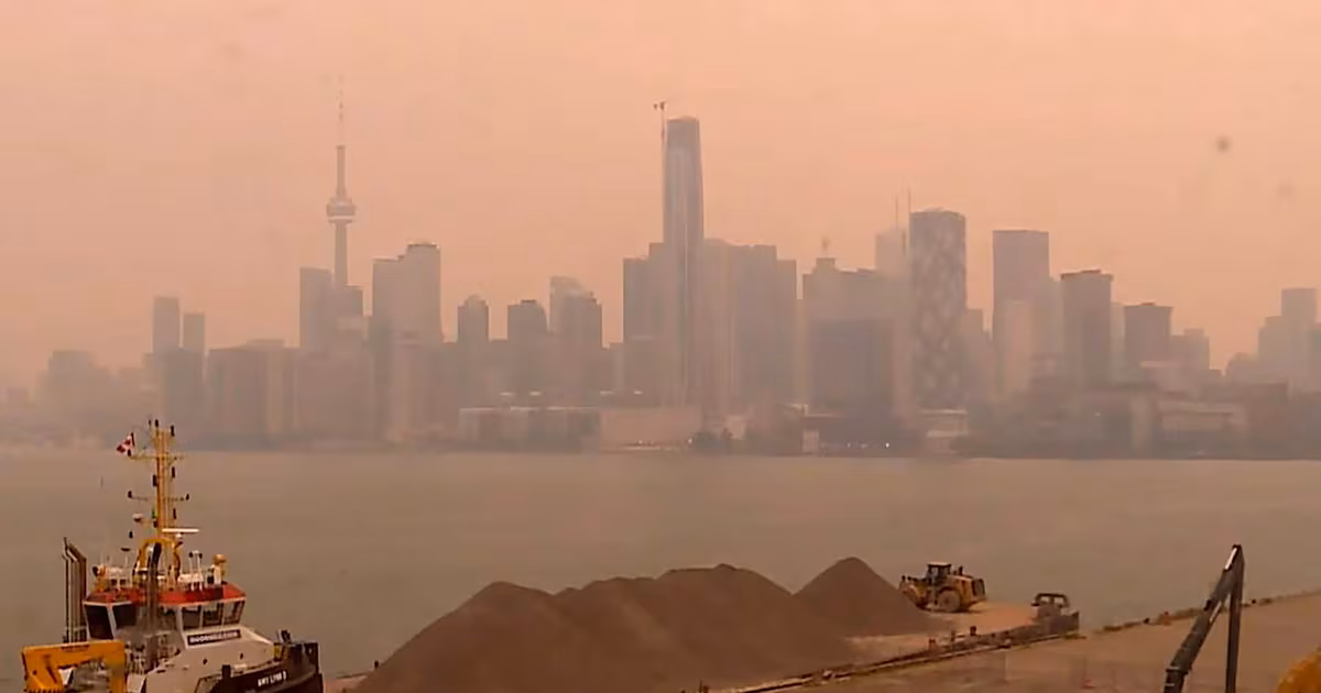 Toronto’s air quality ranked worst in the world as wildfire smoke drifts into region