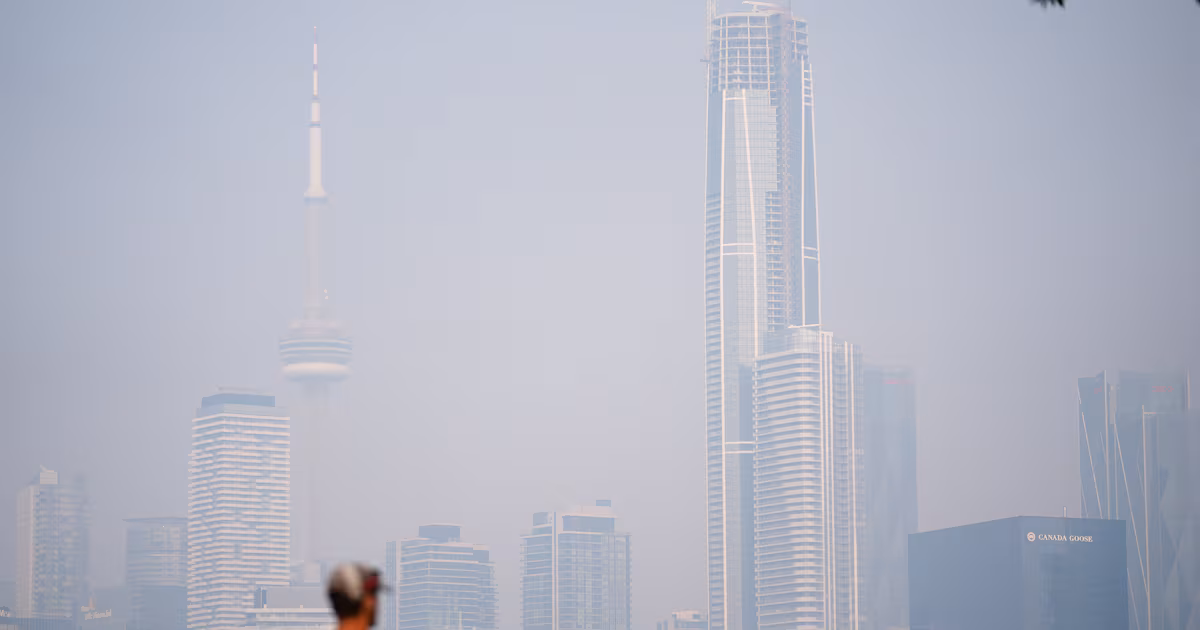 Toronto air quality improves but is still among the worst in the world. Live updates here.