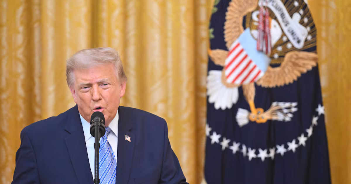 White House confirms U.S. President Trump will attend World Cup final