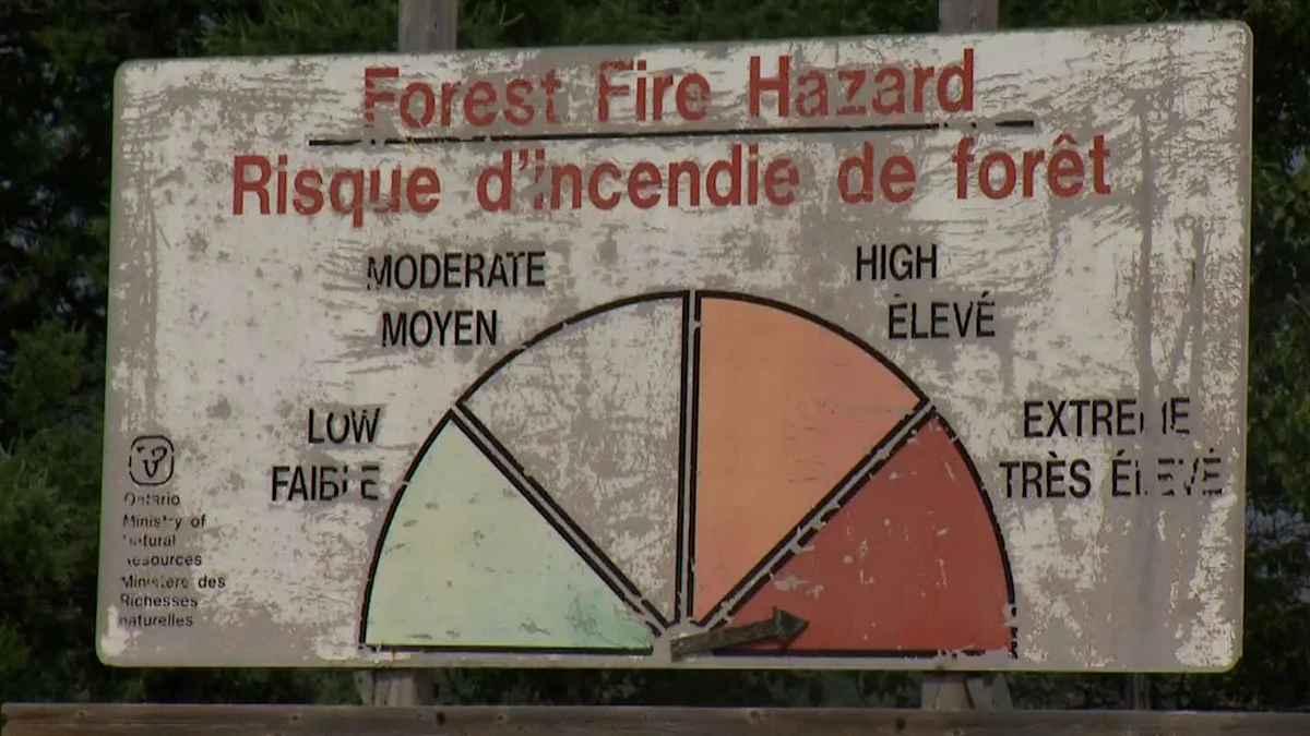 Heavy rain eases fire concerns in Northwestern Ontario
