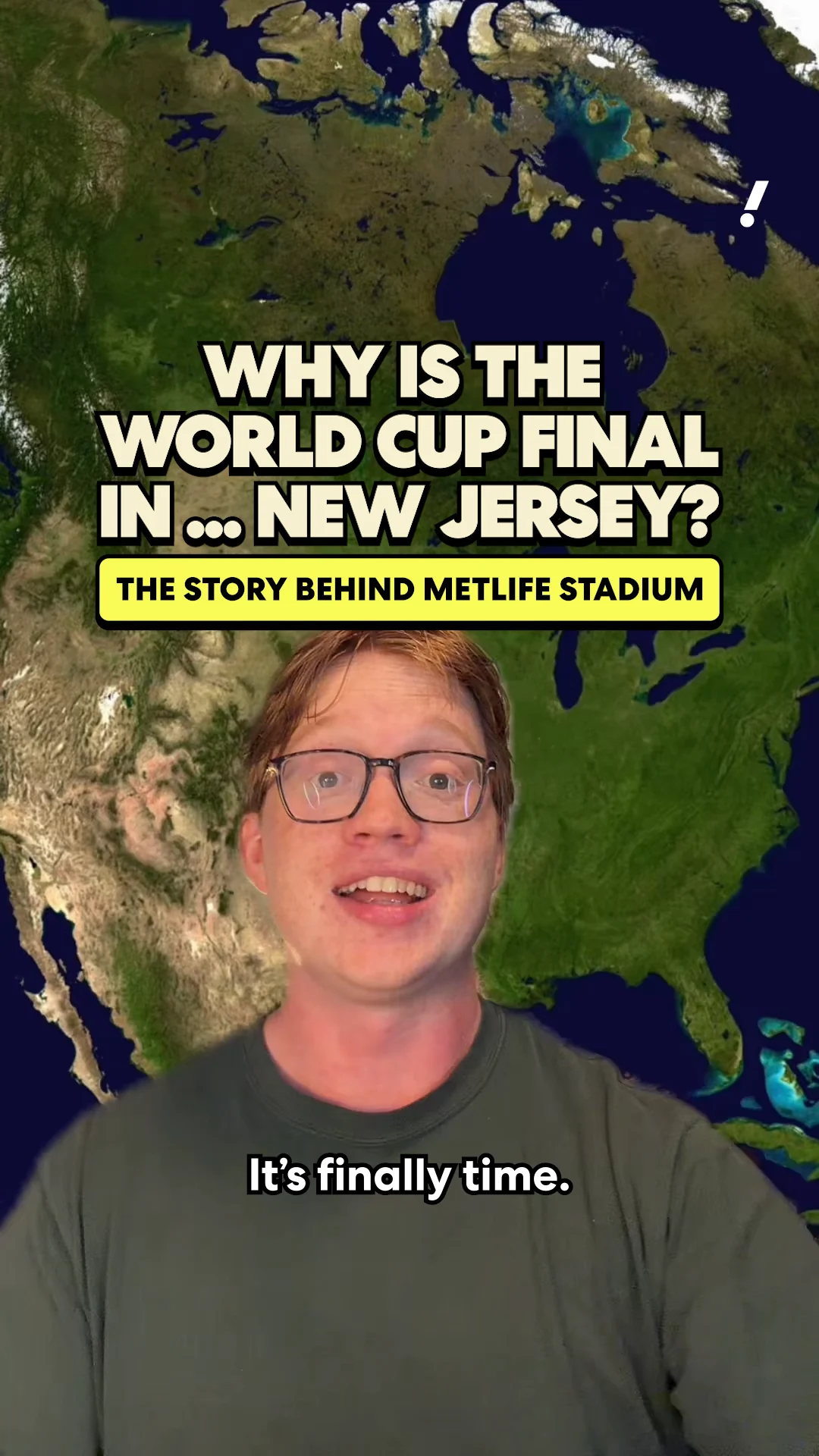 Why is the World Cup final in New Jersey?