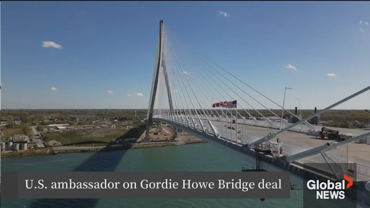 Pete Hoekstra says Canada, U.S. aligned on Gordie Howe bridge ahead of opening