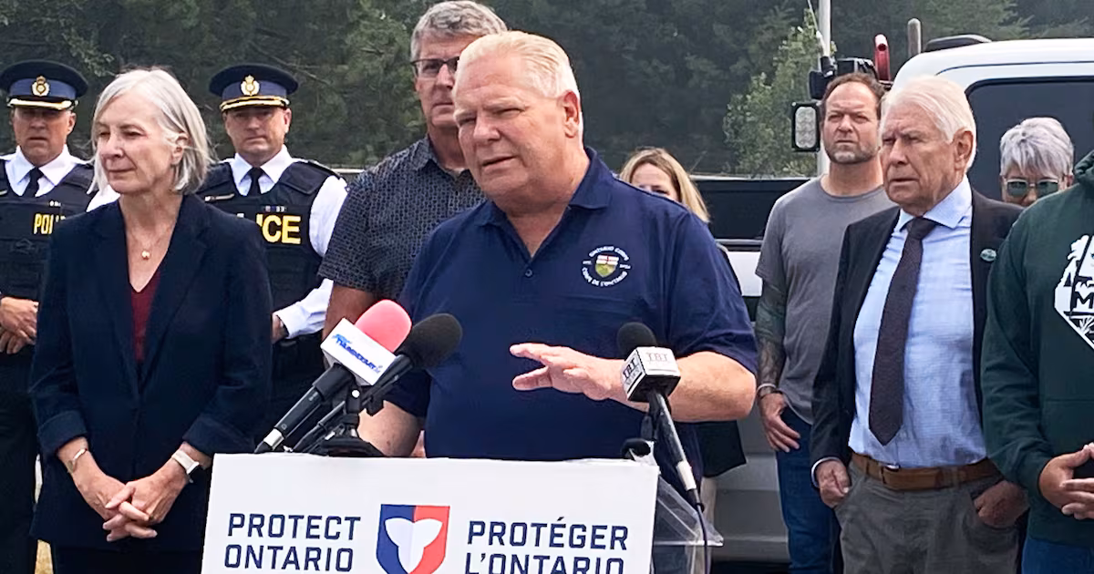 Ontario premier visits Thunder Bay as nearly 200 forest fires burn across province