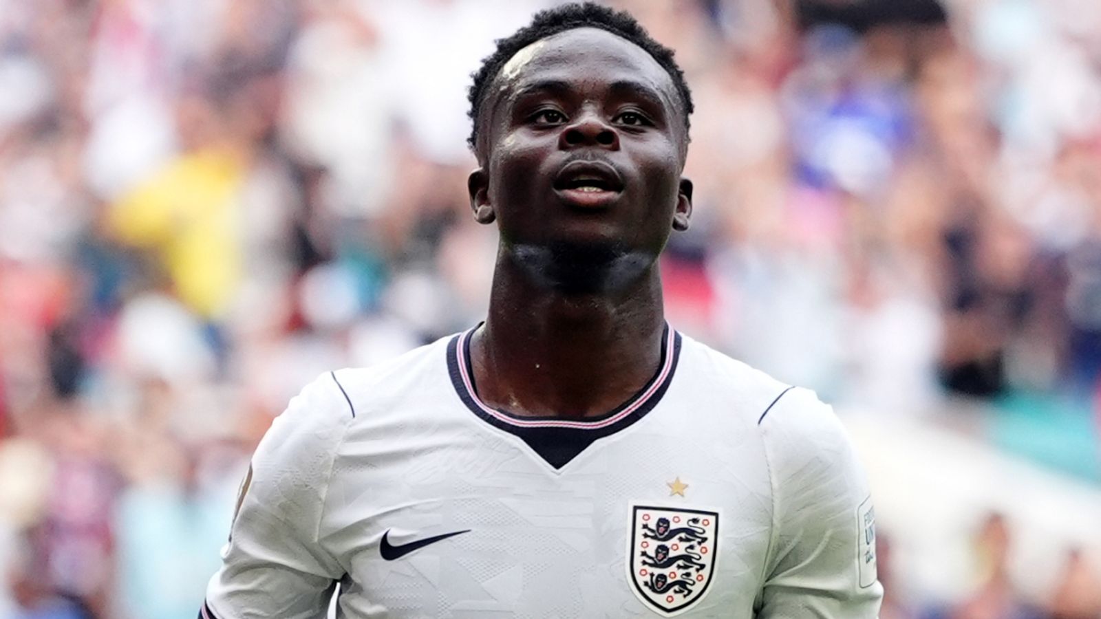 Bukayo Saka admitted he wanted to play more at the World Cup
