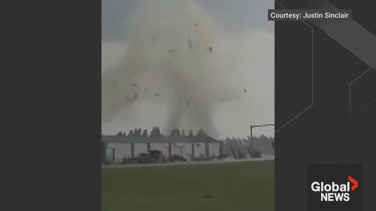 Tornado hits Clearwater County