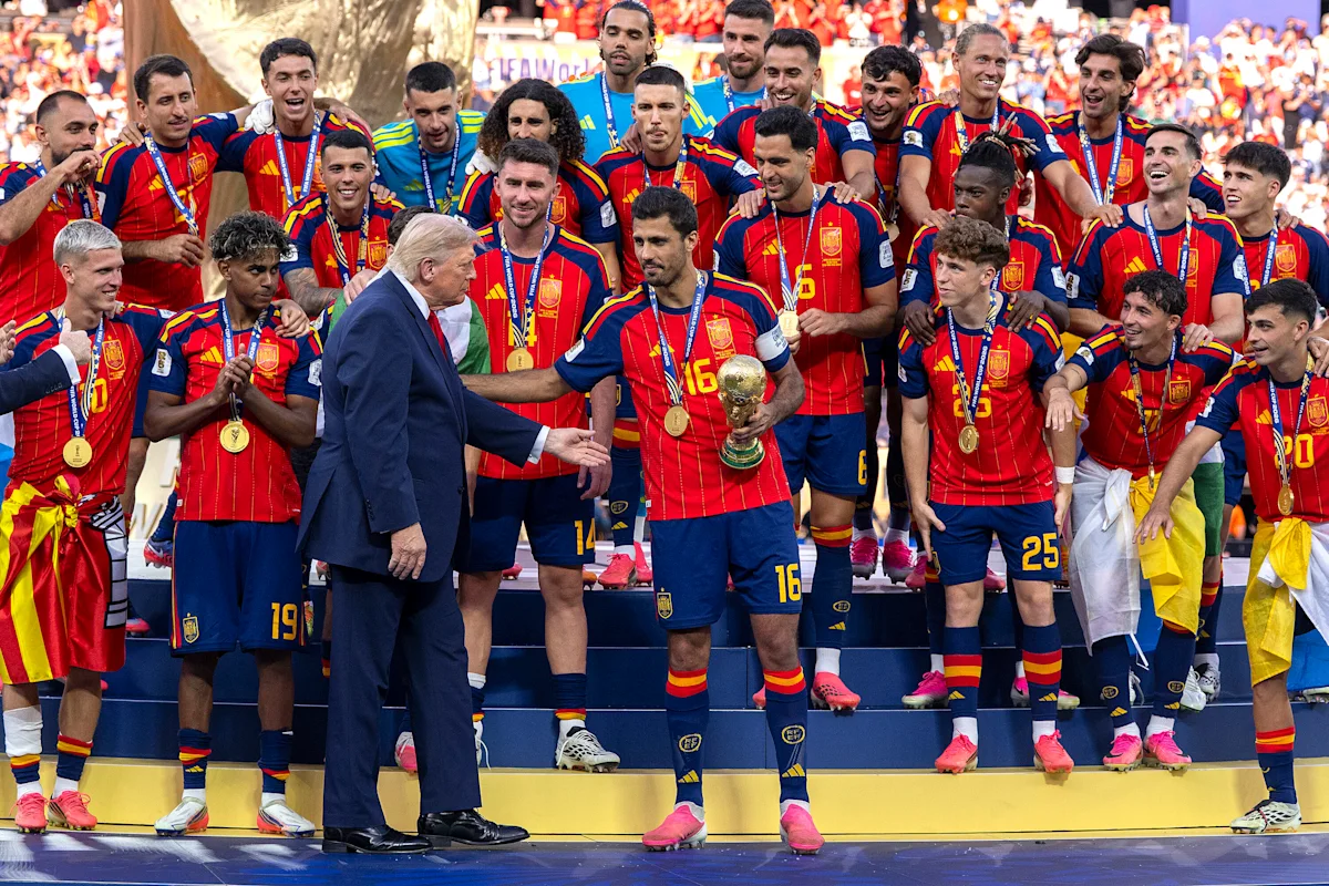 Trump exclusion from FIFA World Cup photo called into question
