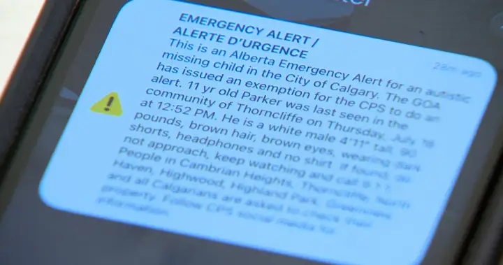 Search for missing Calgary boy prompts concerns over when Amber Alerts are issued