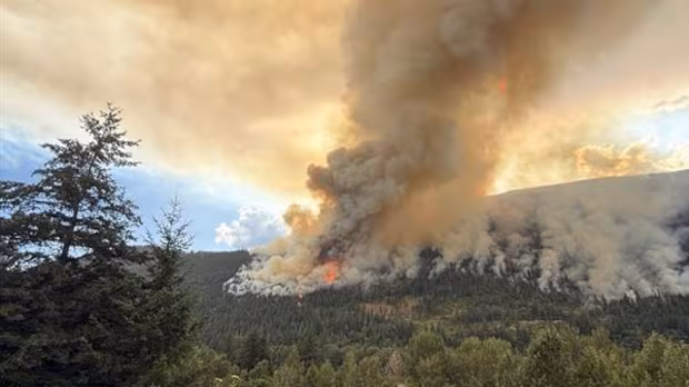 Hundreds in B.C. under evacuation order as wildfire activity heats up, officials say