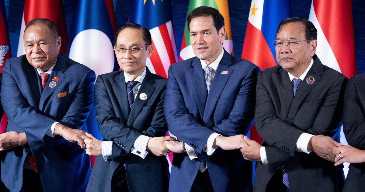 Iran's demands over the Strait of Hormuz would set a dangerous precedent, Rubio tells Asian leaders