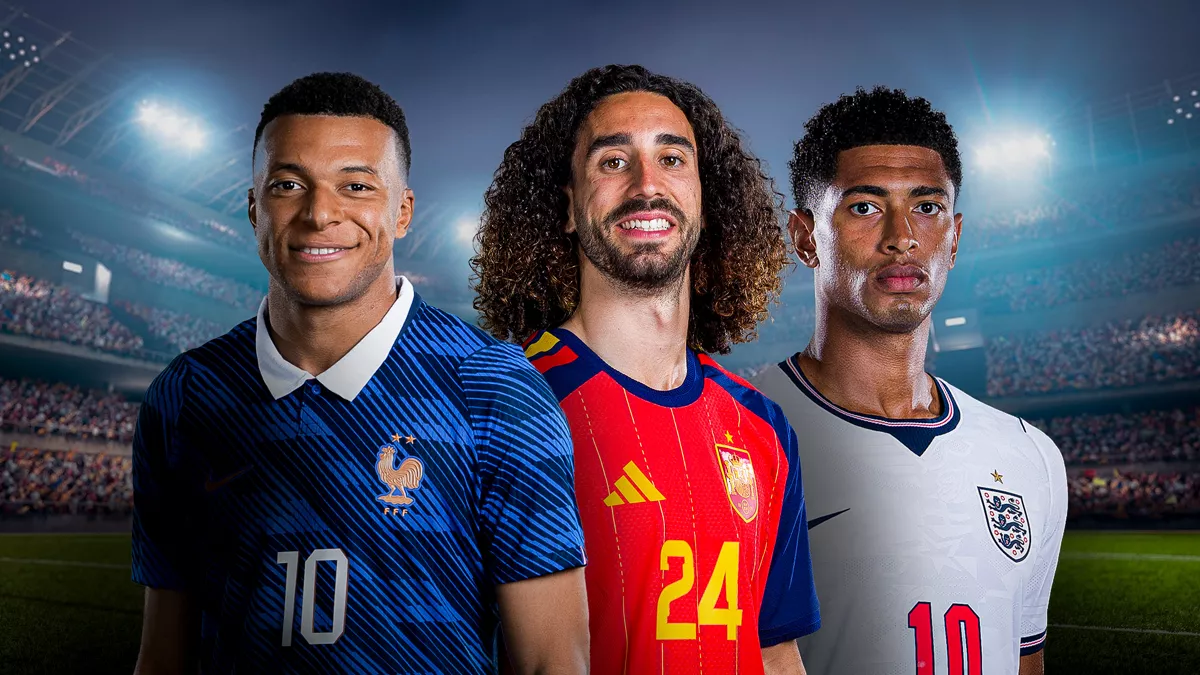 Mbappé, Cucurella, and Bellingham in the World Cup Best XI