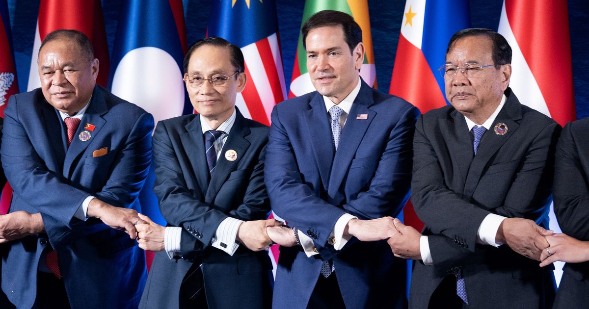 Iran's demands over the Strait of Hormuz would set a dangerous precedent, Rubio warns Asian leaders