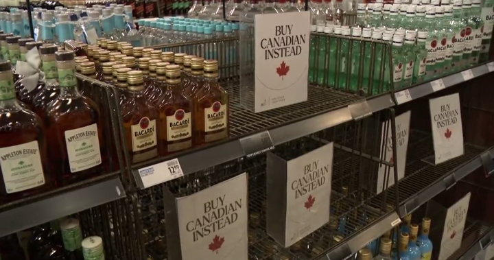B.C. premier says ‘not a chance in hell’ that U.S. alcohol will be back on shelves