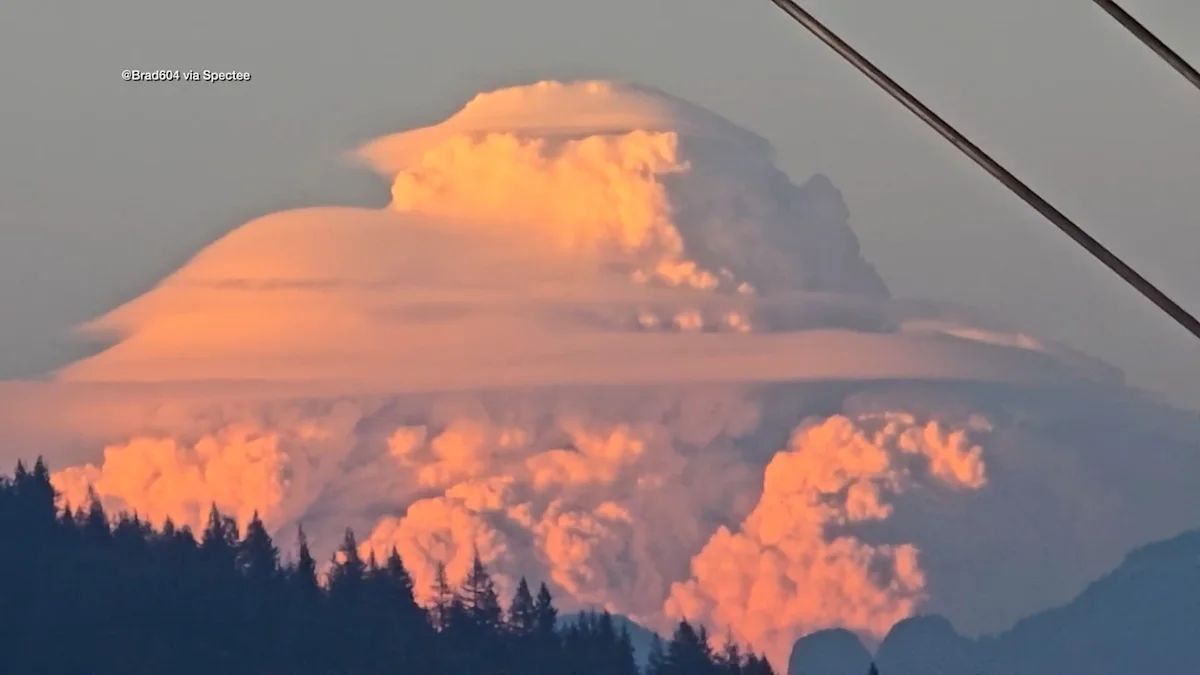 Wildfire grows rapidly in British Columbia as evacuations begin