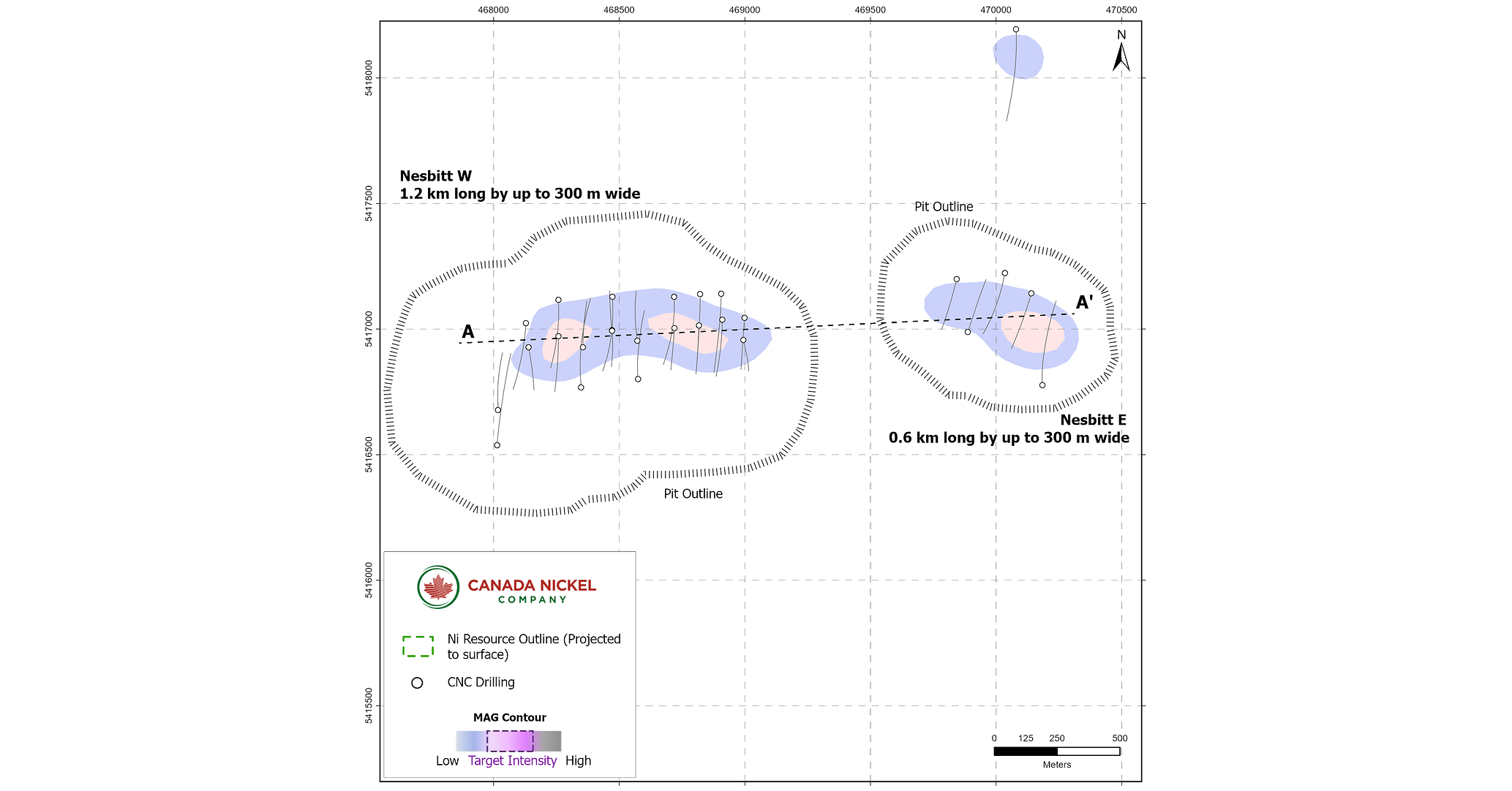 Canada Nickel Announces Initial Mineral Resource at Nesbitt and Delivers 46% Increase in Indicated Resource at Deloro