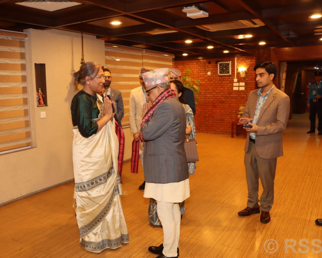 Chief Justice Sharma leaves for India