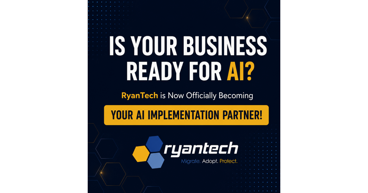 RyanTech Announces AI Implementation Services to Help Businesses Securely Adopt Artificial Intelligence
