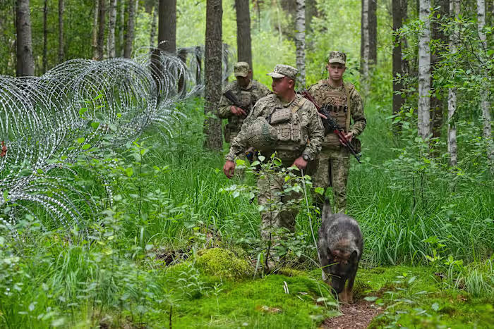 Ukraine is still fortifying its border with Belarus years after Russia invaded from there