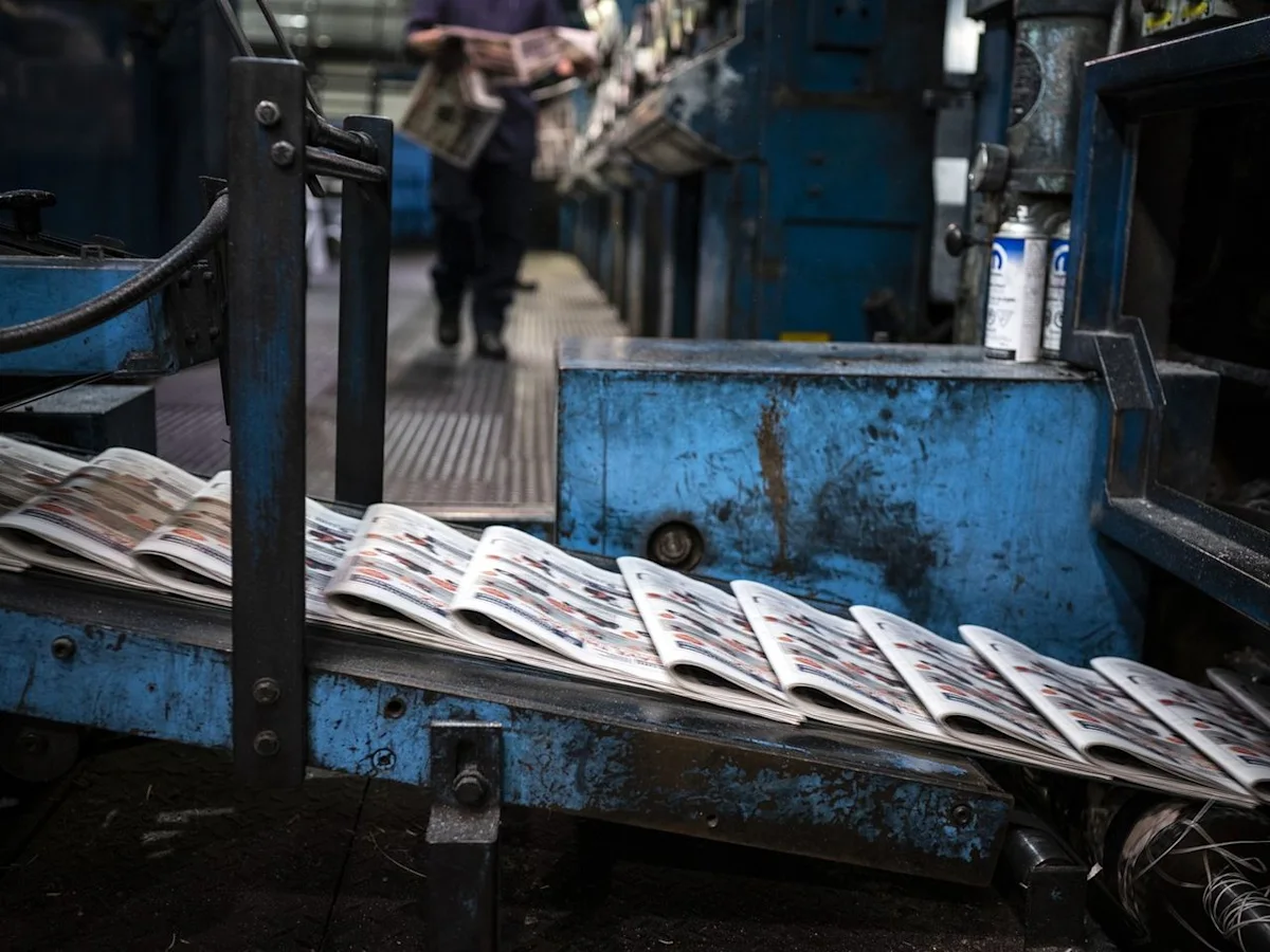 Important notice to readers: Printing problem disrupts newspaper delivery