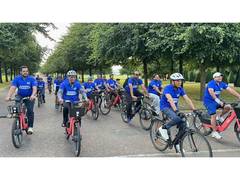 Union Sports Minister Mansukh Mandaviya leads 'Cheer for Bharat' cycling initiative with Indian diaspora in Glasgow