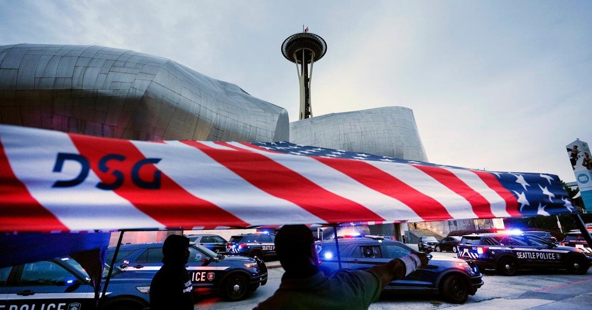 Photos show scenes from shooting at a Seattle food festival