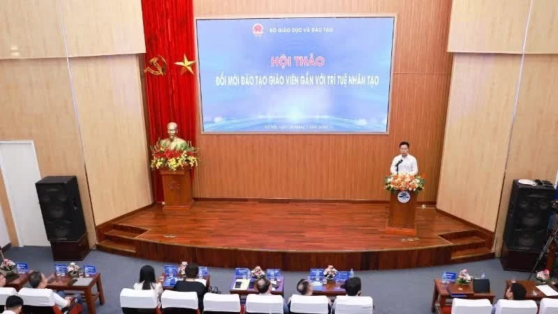 Consultation on refining teacher training policies integrated with artificial intelligence