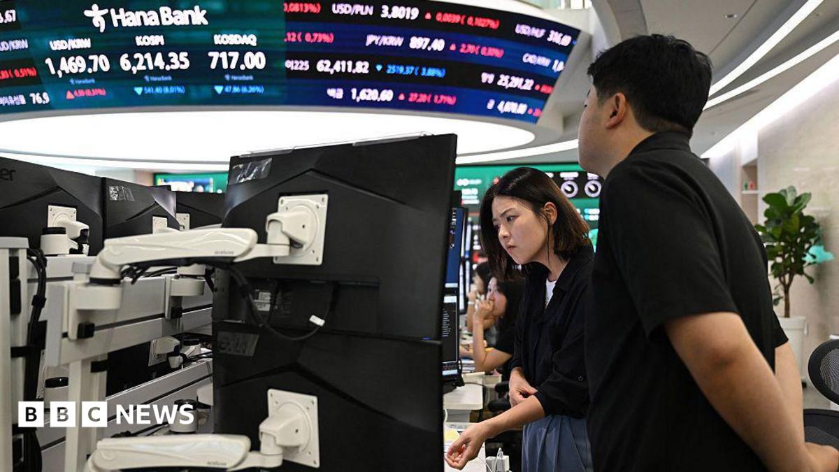 Some tech shares are plunging