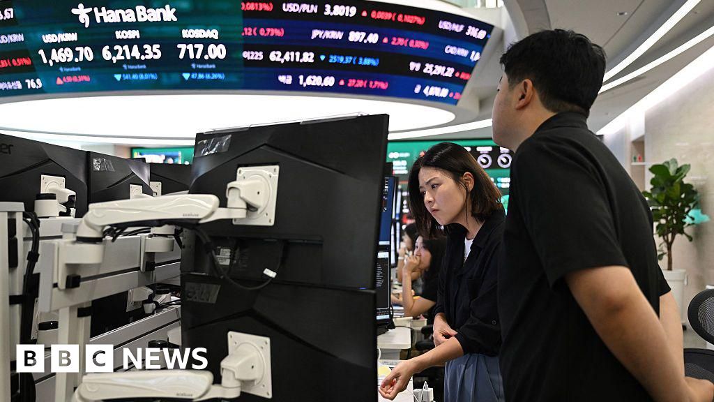 Some tech shares are plunging