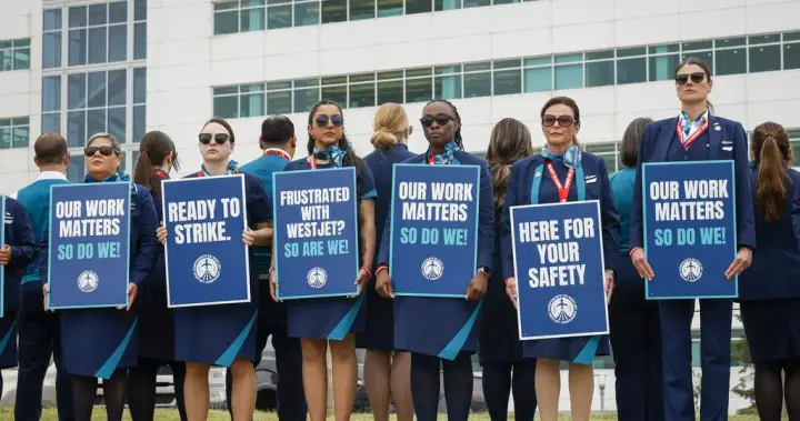 WestJet, union talks ‘progressing’ as strike deadline nears, minister says
