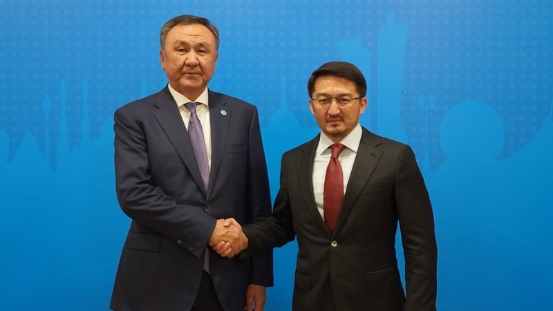 OTS Secretary General and Kazakhstan's Minister of Artificial Intelligence discuss implementation of OTS satellite project
