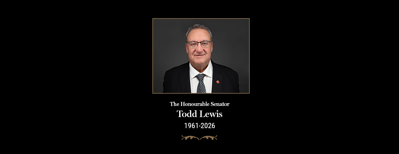 The Passing of the Honourable Todd Lewis