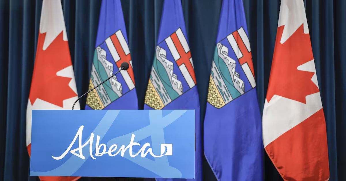 Duelling symbols: Alberta and Canada flags creating division ahead of referendum