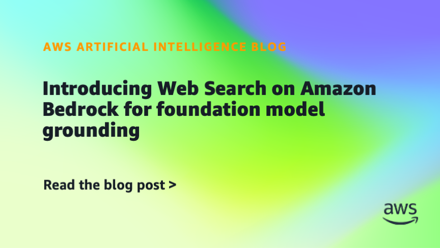Introducing Web Search on Amazon Bedrock for foundation model grounding
