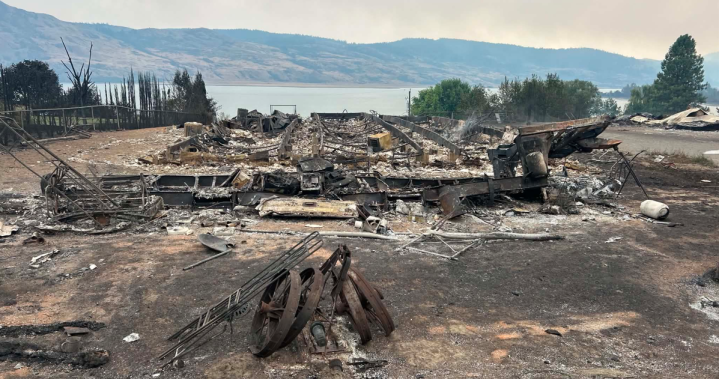 Photos show Bradley Creek wildfire destruction as resident describes losing everything