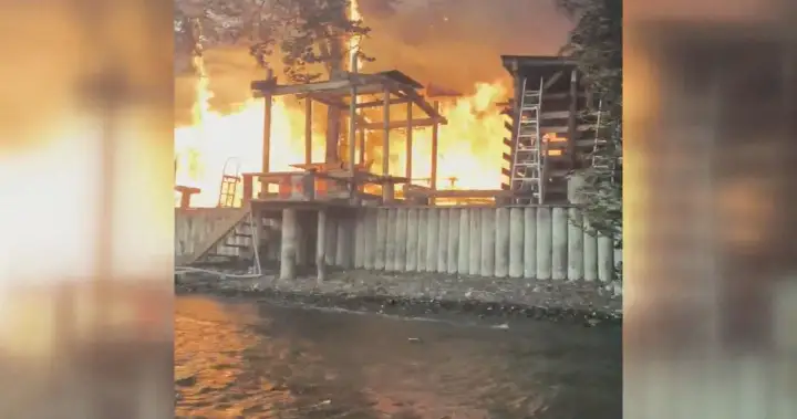 B.C. man watches his home of 31 years burn in the Bradley Creek wildfire